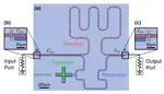 Interferometric Purcell suppression of spontaneous emission in a superconducting qubit